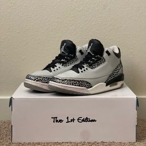 Jordan 3 Wolf Grey (Size 8.5)